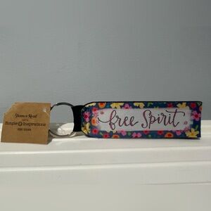 Floral 'Free Spirit' Keychain